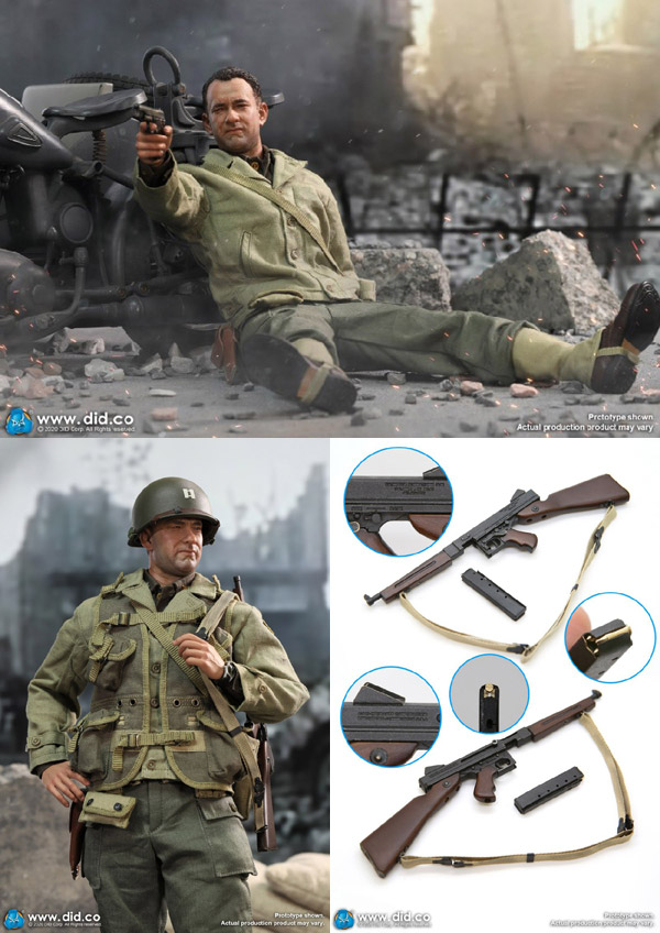 DID】A80145 WW2 US 2nd Ranger Battalion Series 3 - Captain Miller