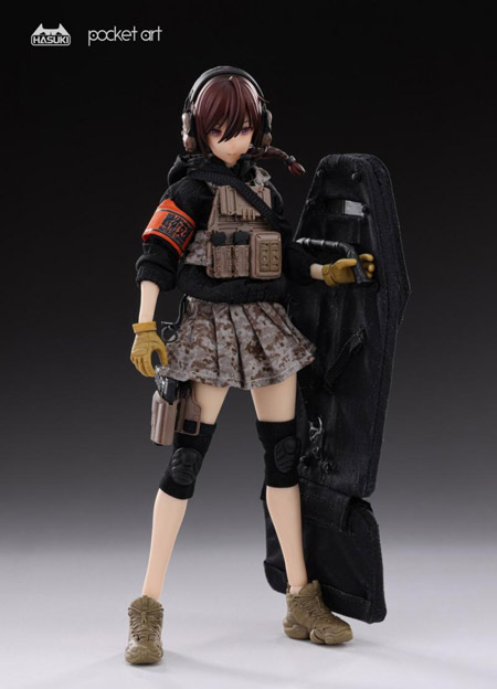 HASUKI】PA004 1/12 Pocket Art Series Heavy Shield Rei Uzuki
