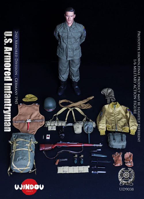 UJINDOU】UD9038 1/6 WW2 U.S. Armored Infantryman, 2nd Armored