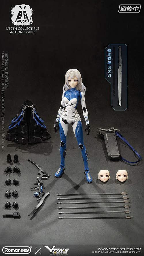 Romankey X VTOYS】1/12 MUSE ミューズ 1/12スケール 完成品アクション