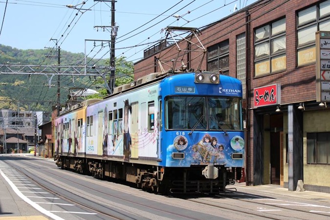 京阪600形「響け！ユーフォニアム」ラッピング電車（2018年版