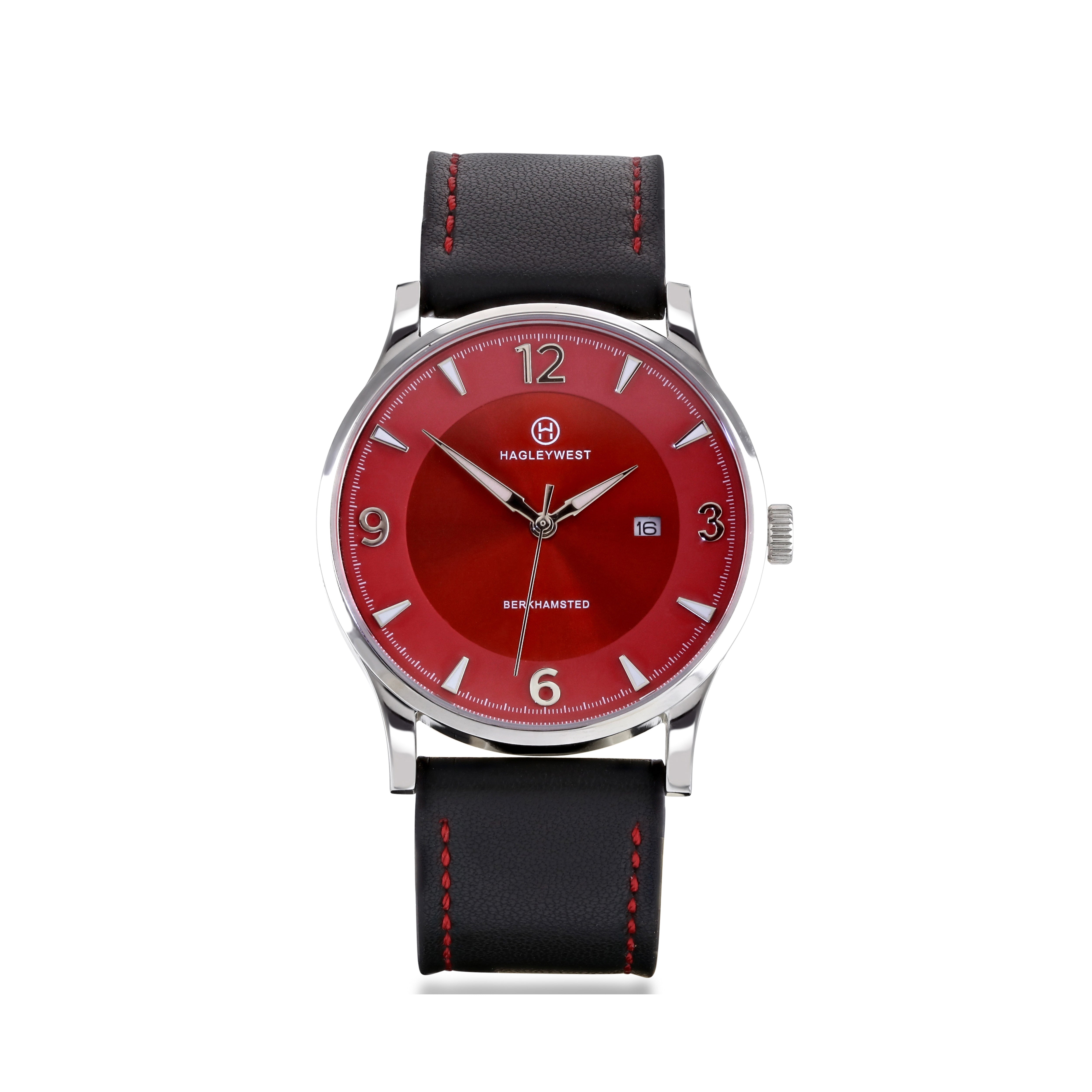 Entrepreneur Patience | Red & Black Leather Watch | Men's Watches