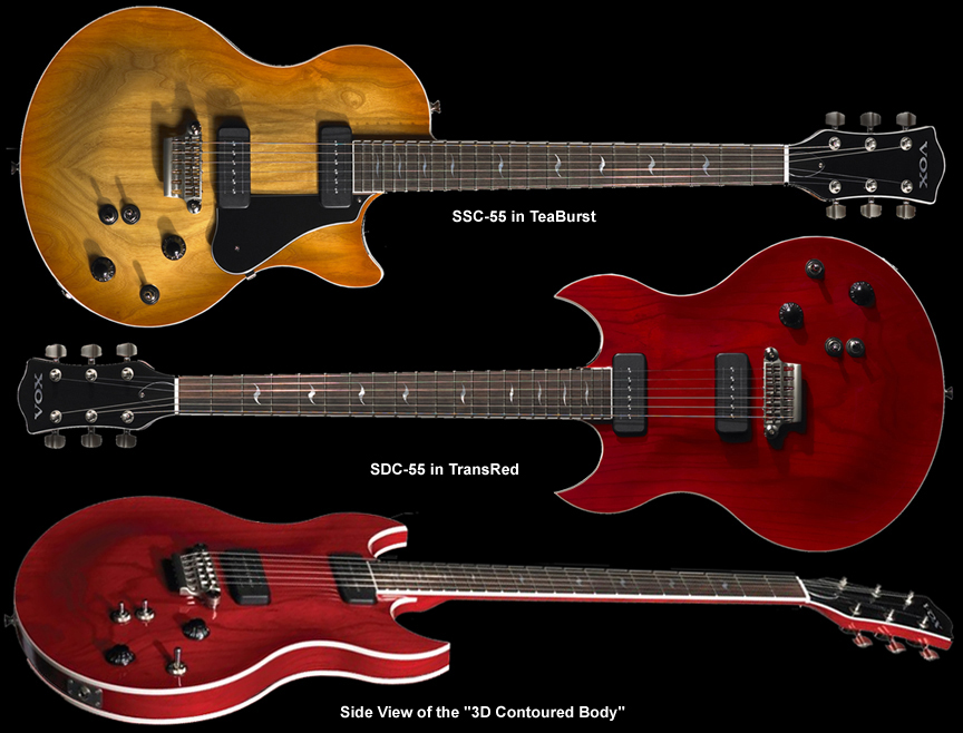 The VOX Showroom - Vox SSC-55 & SDC-55 Guitars - 2010 - 2014