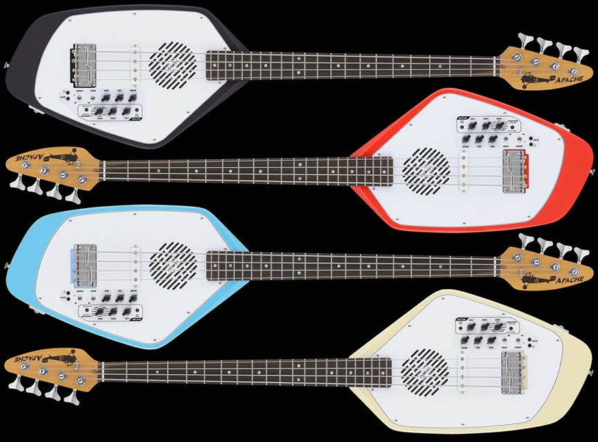The VOX Showroom - Vox Apache 2 (Coffin Shaped) Basses