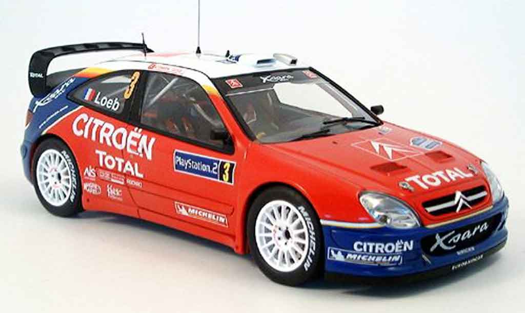 Modellino in miniatura Citroen Xsara WRC 2004 1/18 Autoart WRC