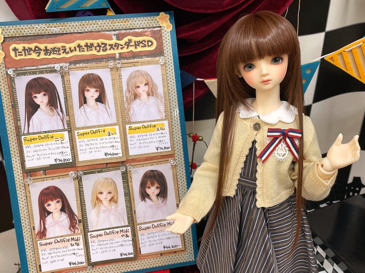 ドルフィー初めてシリーズ②】お迎えできるSDの種類について | 天使の