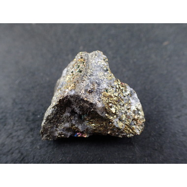 最高品質黄銅鉱(Chalocopyrite, CuFeS₂) Nouva Mine, Talate, Morocco