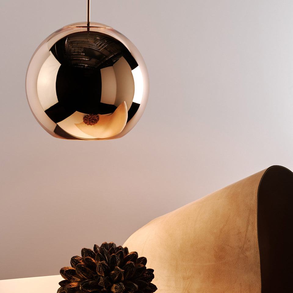 Copper Round 25cm Pendant - Tom Dixon – Vertigo Home