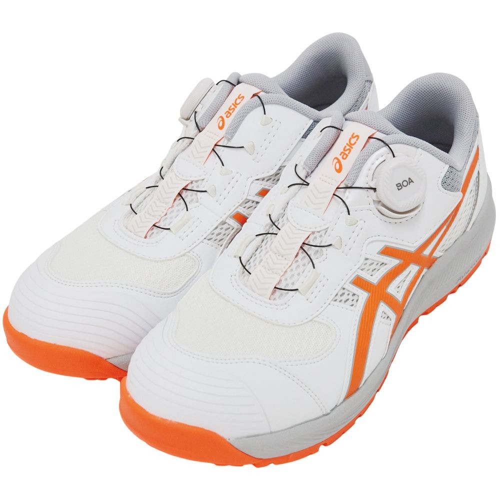 アシックス（ASICS） ウィンジョブCP219 BOA ホワイト×ショッキング