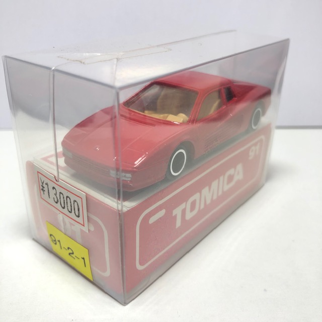 赤箱 トミカ №91 フェラーリ テスタロッサ 91-2-1 ビクトリー｜子ども
