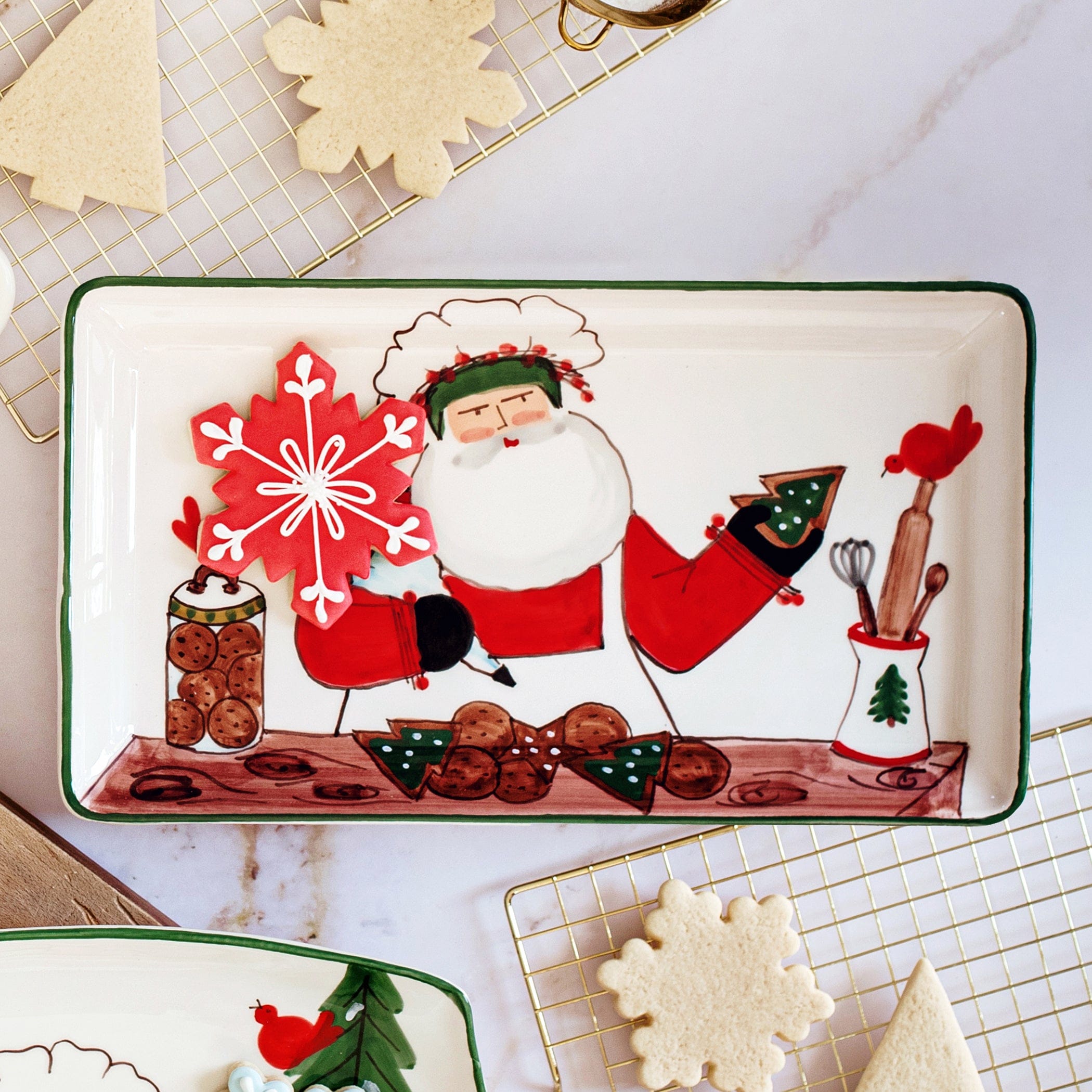 Old St. Nick 2025 Limited Edition Rectangular Platter – VIETRI