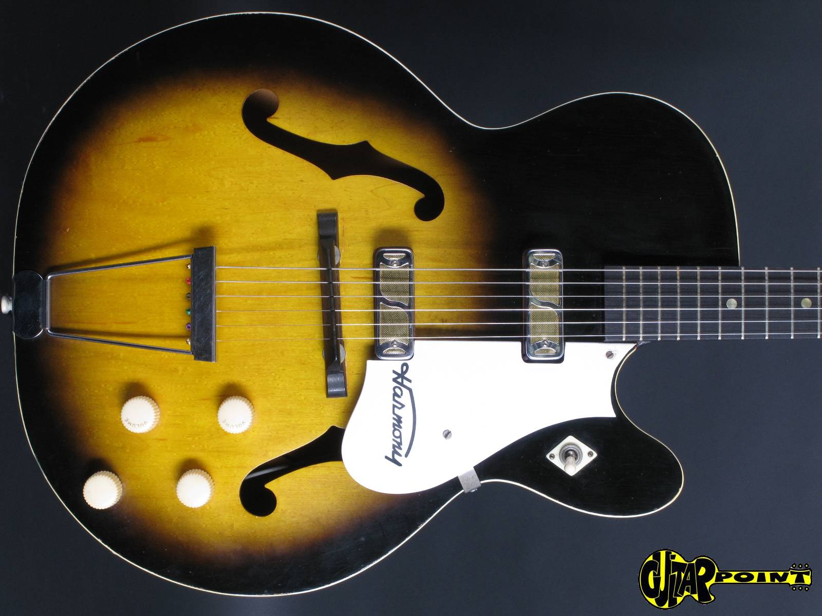 Harmony H54 Rocket 1959 Sunburst Guitar For Sale GuitarPoint