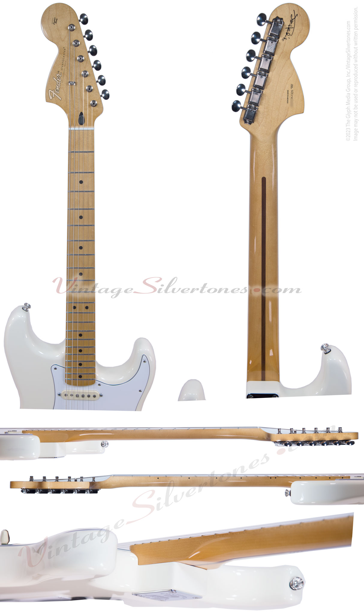 FENDER JIMI HENDRIX STRATOCASTER – 2015 – VintageSilvertones