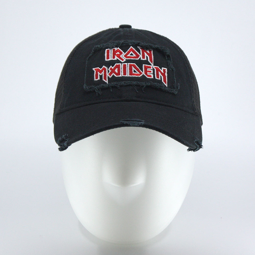 Iron Maiden Distressed Unisex Cotton Adjustable Mesh Back Baseball