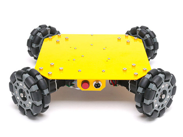 4WD100mmオムニホイールモバイルロボット (10008) : ロボットショップ