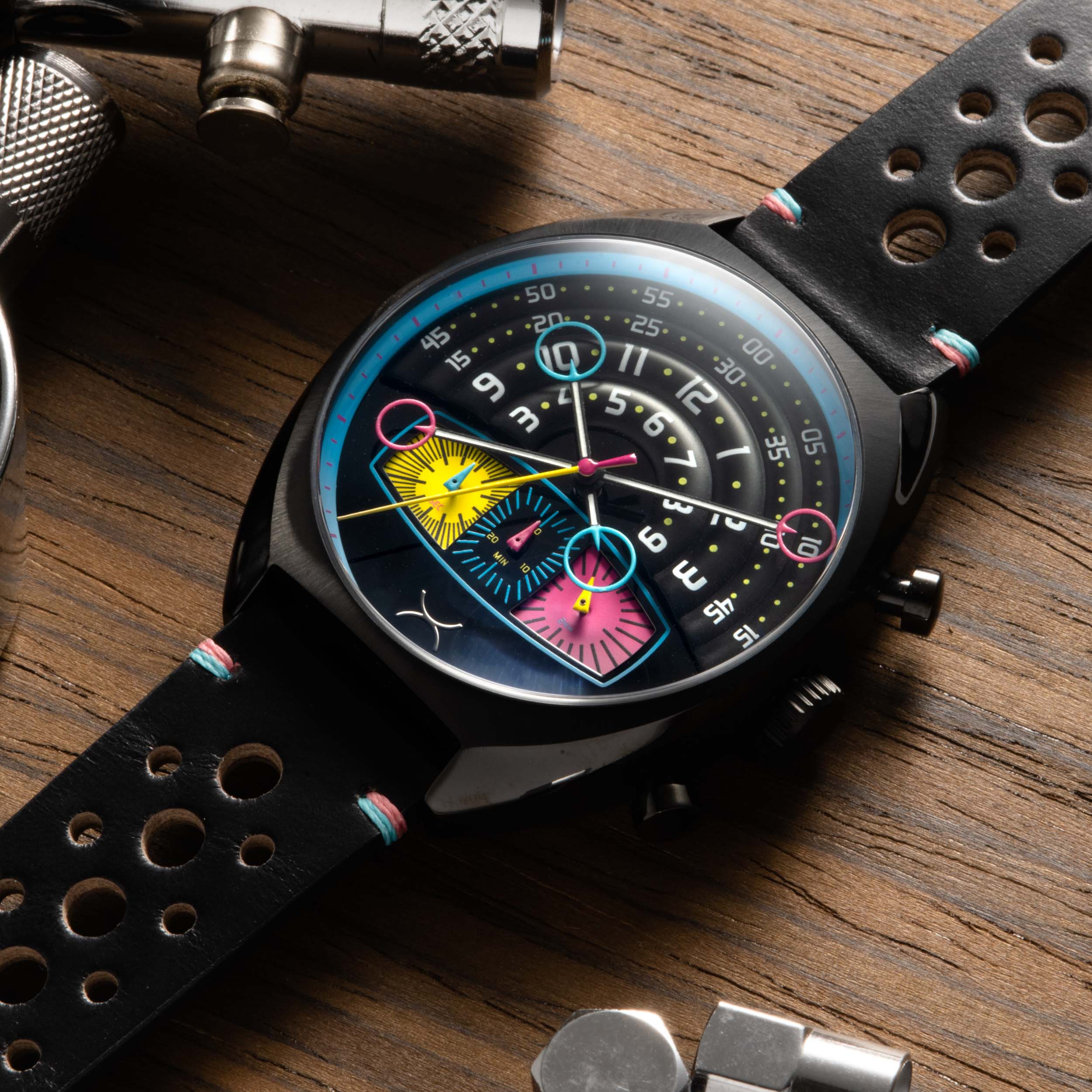 Halograph III Chrono CMYK | Xeric.com – Xeric Watches