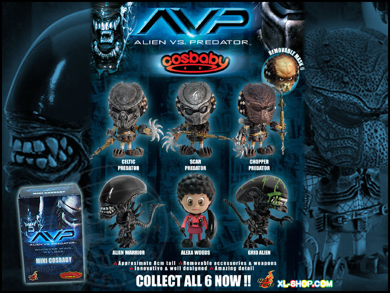 Hot Toys - AVP 3 Inch COSBABY Mini Figure (Set of 6)