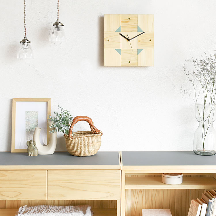 在庫限り】 モザイクパネル clock sign｜家具と木製時計・木製雑貨の
