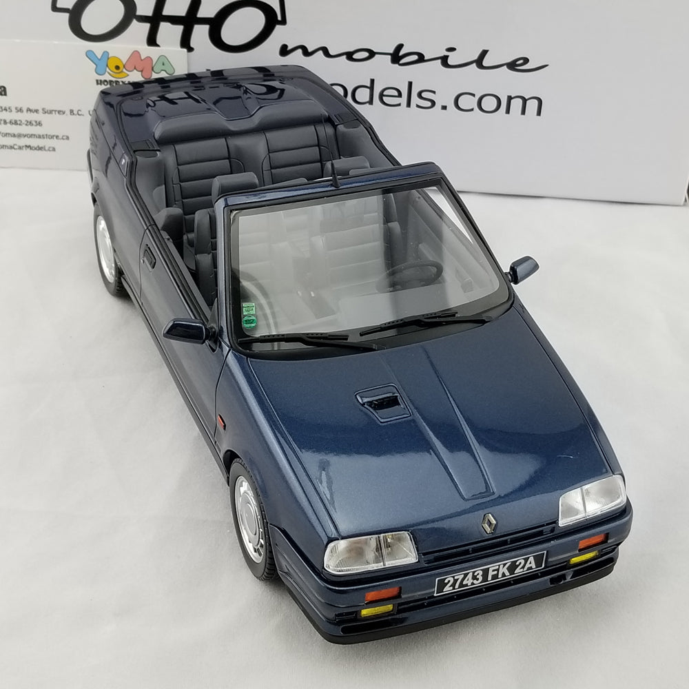 OTTO 1:18 Renault 19 16S Cabriolet Blue sport 449 Resin Model Car