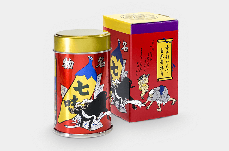 善光寺参り缶 | お知らせ | 根元 八幡屋礒五郎