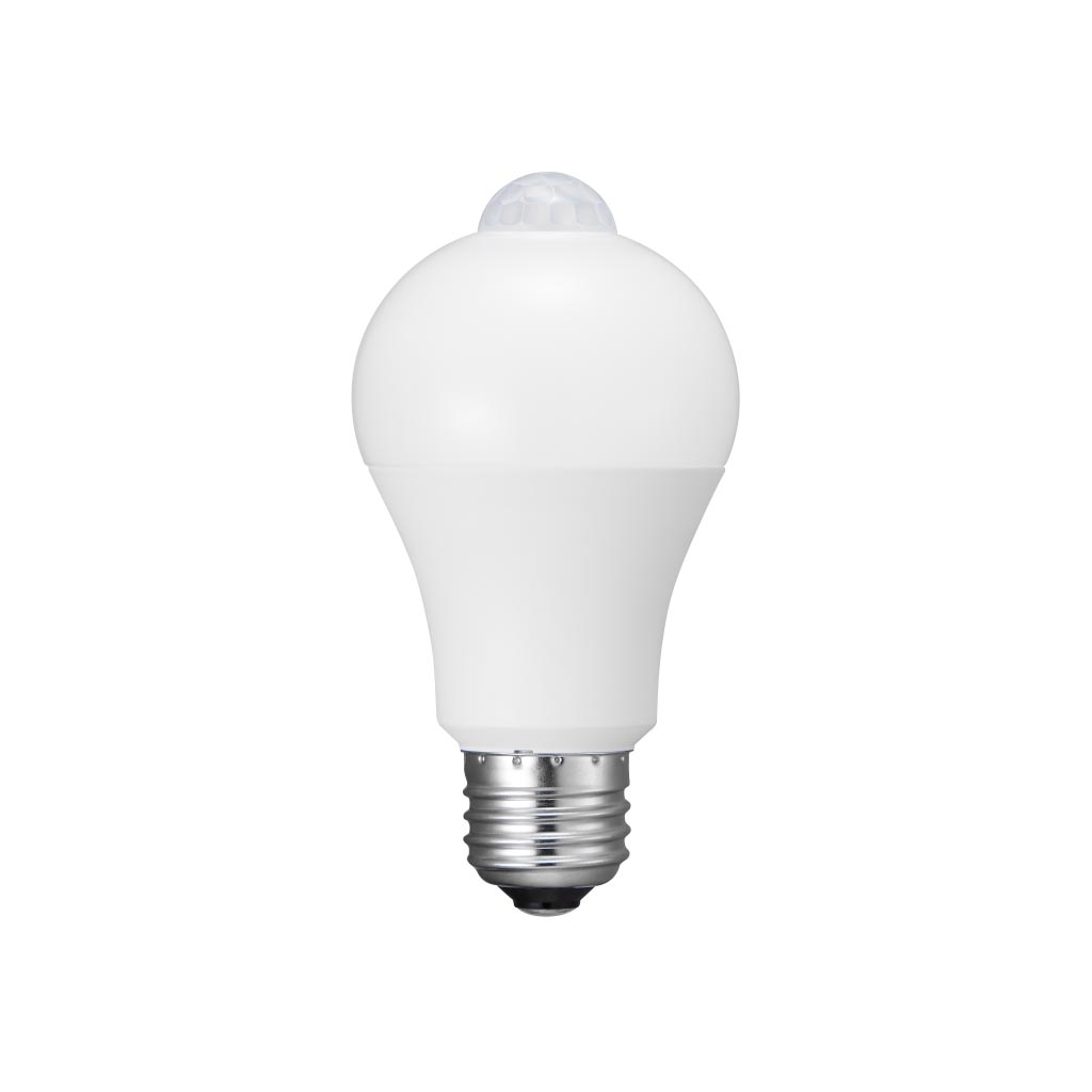 A形LED 60W相当 電球色 センサー付き｜YAZAWA CORPORATION