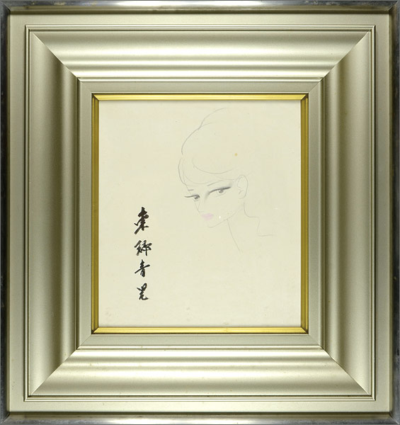 東郷青児「自筆色紙」 | 山田書店美術部オンラインストア