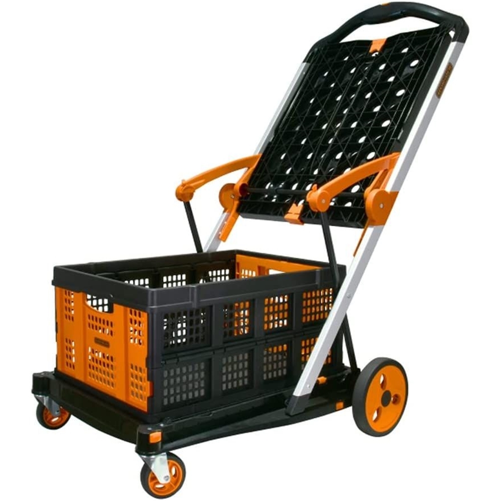 BLACK＆DECKER ブラック&デッカー 折りたたみ式2段カート BOX付 [台車