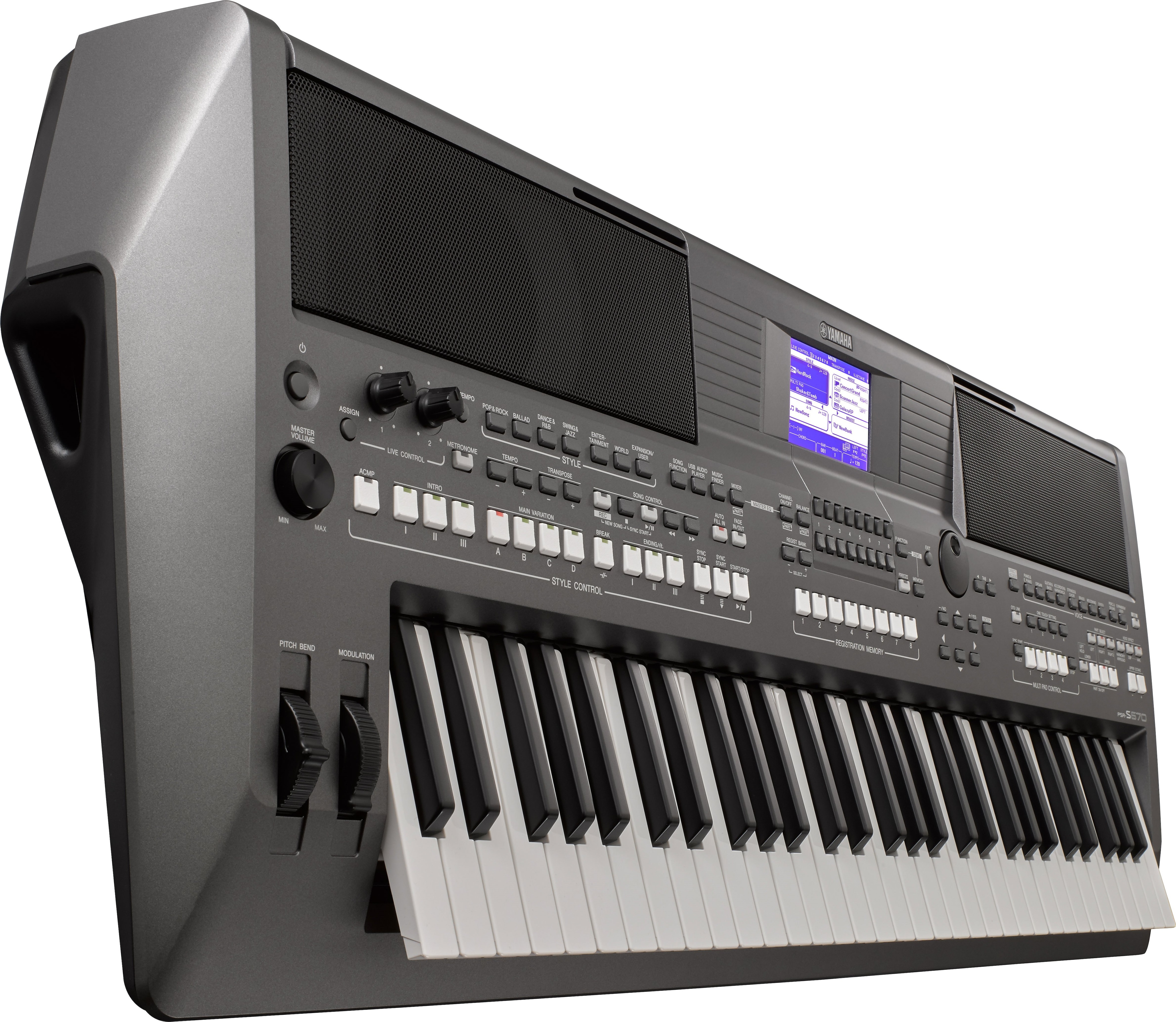PSR-S670 - Overview - Digital and Arranger Workstations - Keyboard
