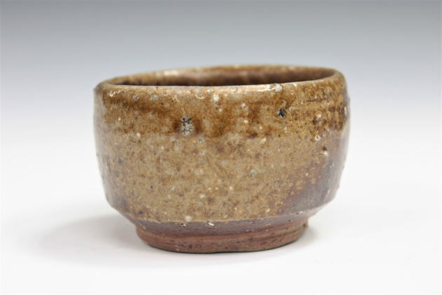 柳瀬美術店 / 金重素山 「備前盃-3」共箱[KANESHIGE Sozan ]Sake cup