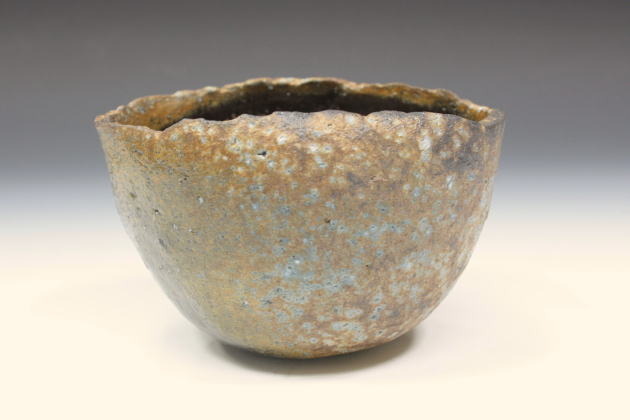 柳瀬美術店 / 隠崎隆一「黒盌」共箱[KAKUREZAKI Ryuichi]Tea bowl
