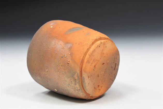 柳瀬美術店 / 金重 巌「伊部盃」共箱[KANESHIGE Iwao]Sake cup