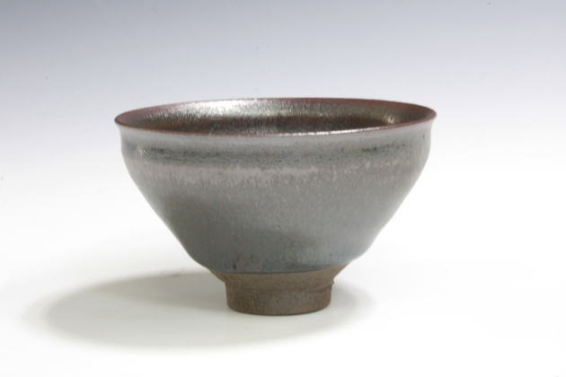 柳瀬美術店 / 鎌田幸二「紫紅天目酒盃-1」共箱[KAMATA Koji]Sake cup