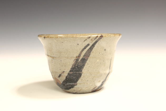 柳瀬美術店 / 小山冨士夫「絵唐津酒觴」共箱[KOYAMA Fujio]Sake cup