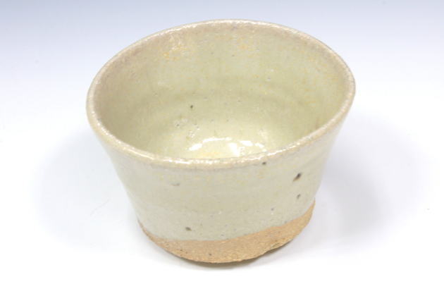 柳瀬美術店 / 西岡小十「斑唐津ぐい呑-5」共箱[NISHIOKA Koju]Sake cup