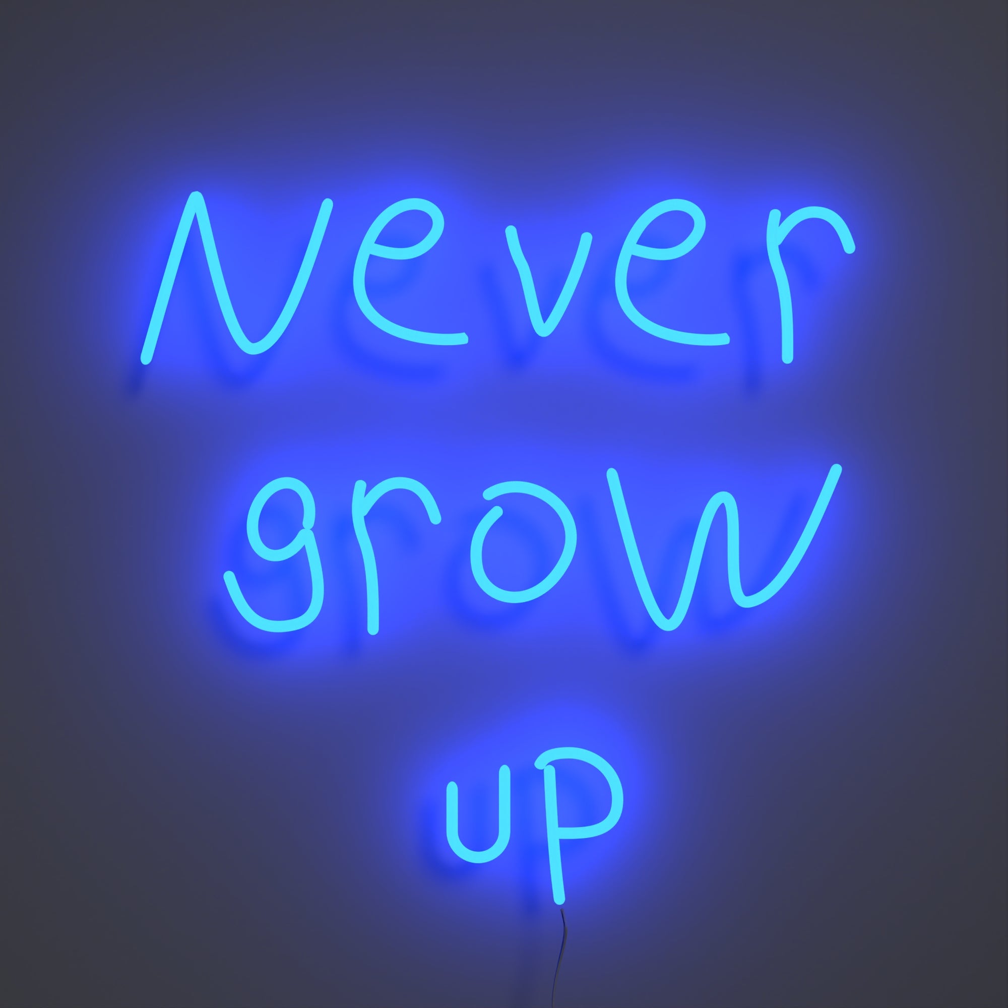 Never grow up - LED neon sign – YELLOWPOP