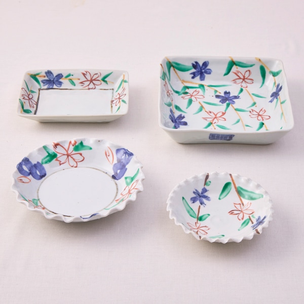 WEB限定】中尾万作 桜輪花小皿 しだれ｜作家もの｜料理家 栗原はるみ