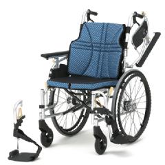 日進医療器】ウルトラシリーズ 多機能型自走用ワイドサイズNA-U2W・BG