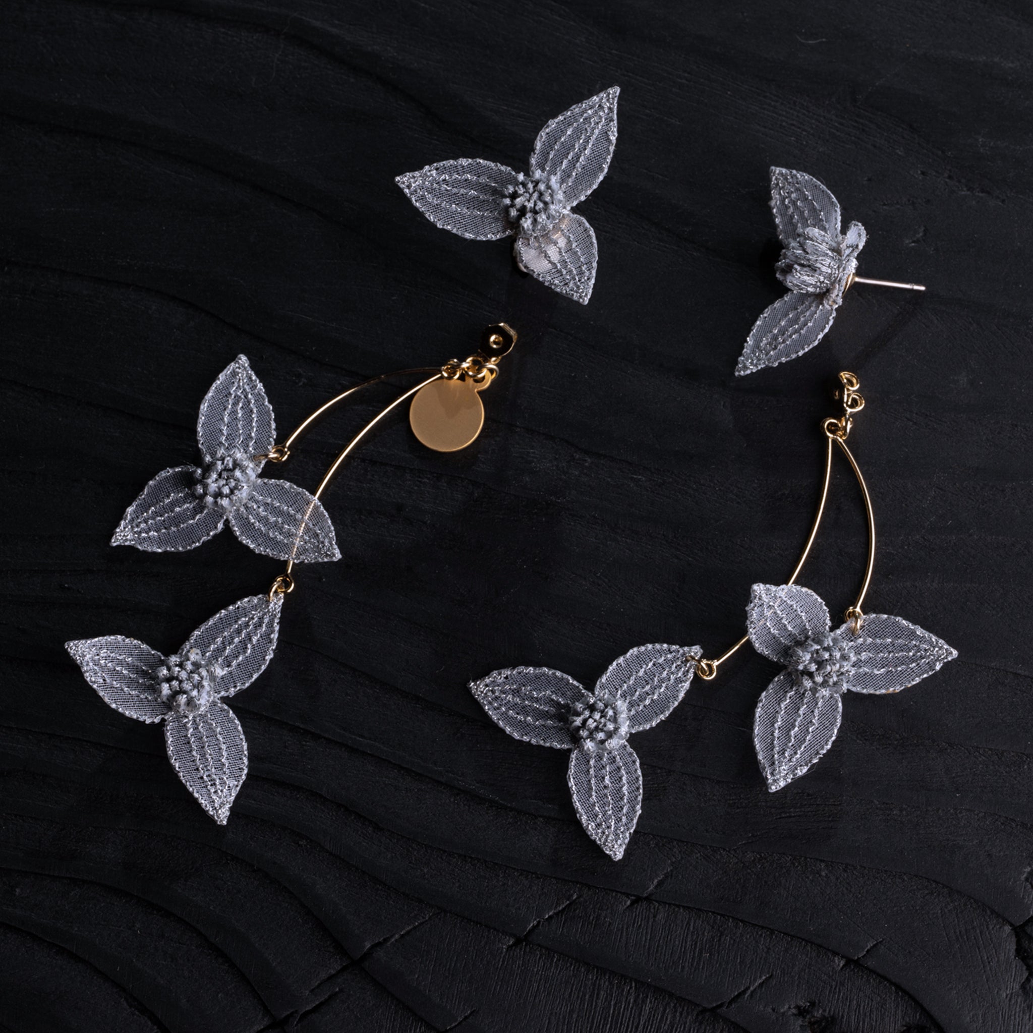 TSUYUKUSA pierce/earring Silver – yuki onizuka