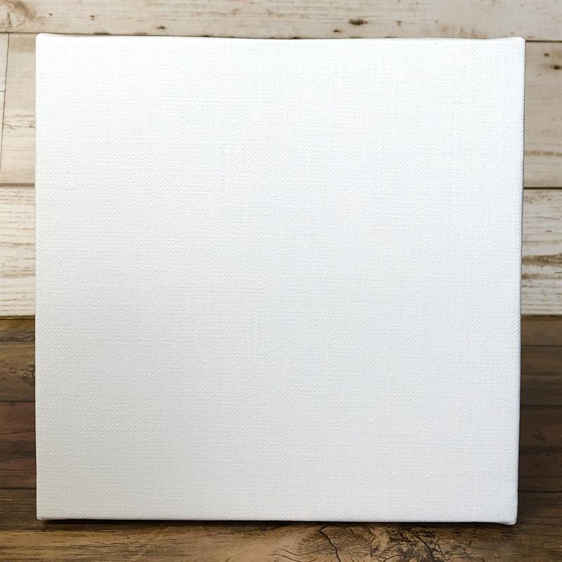 ゆめ画材 限定 張りキャンバス 正方形 スクエア S4 (333×333mm) 麻100