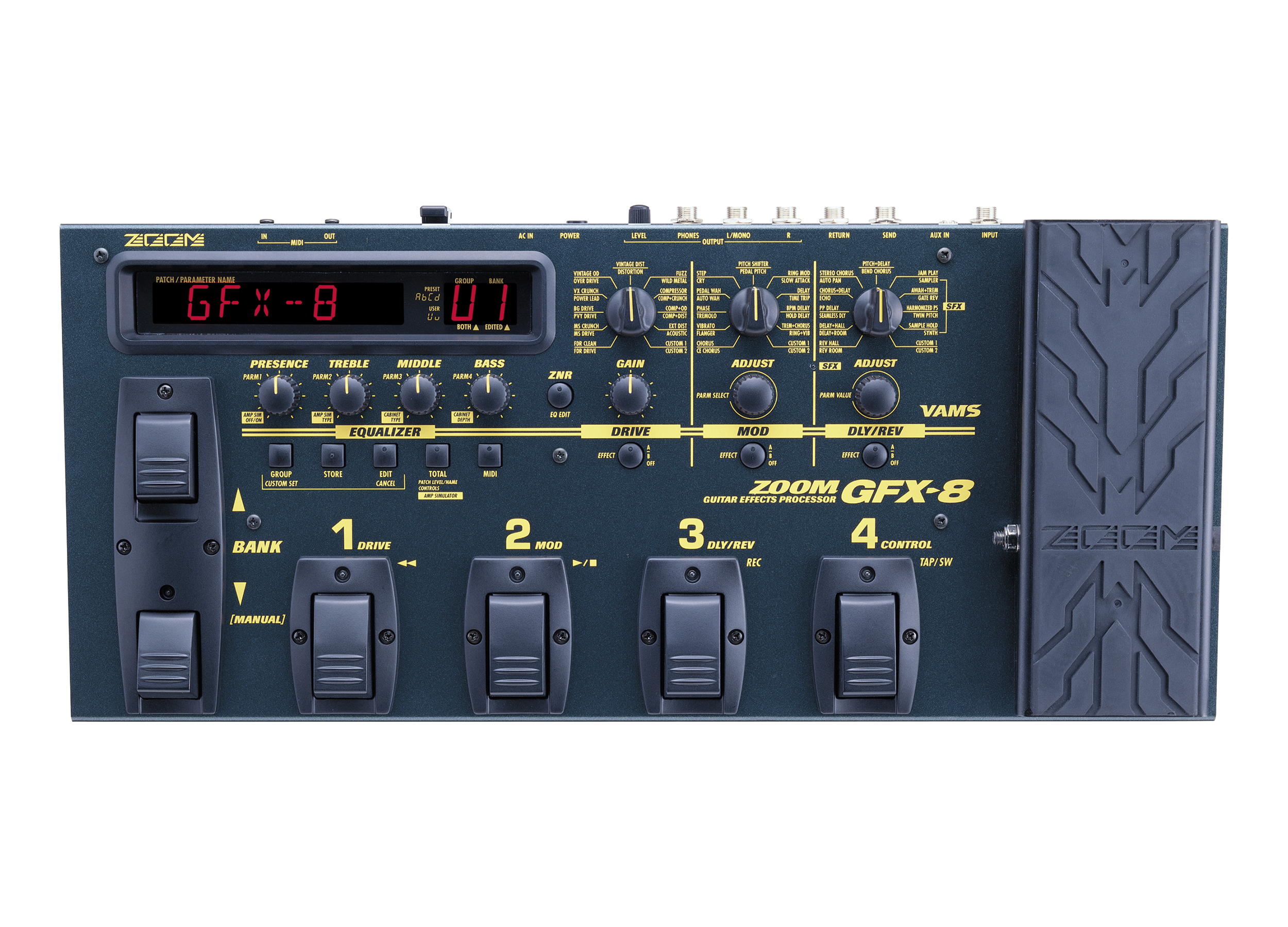 GFX-8 Guitar Effects Processor | Zoom