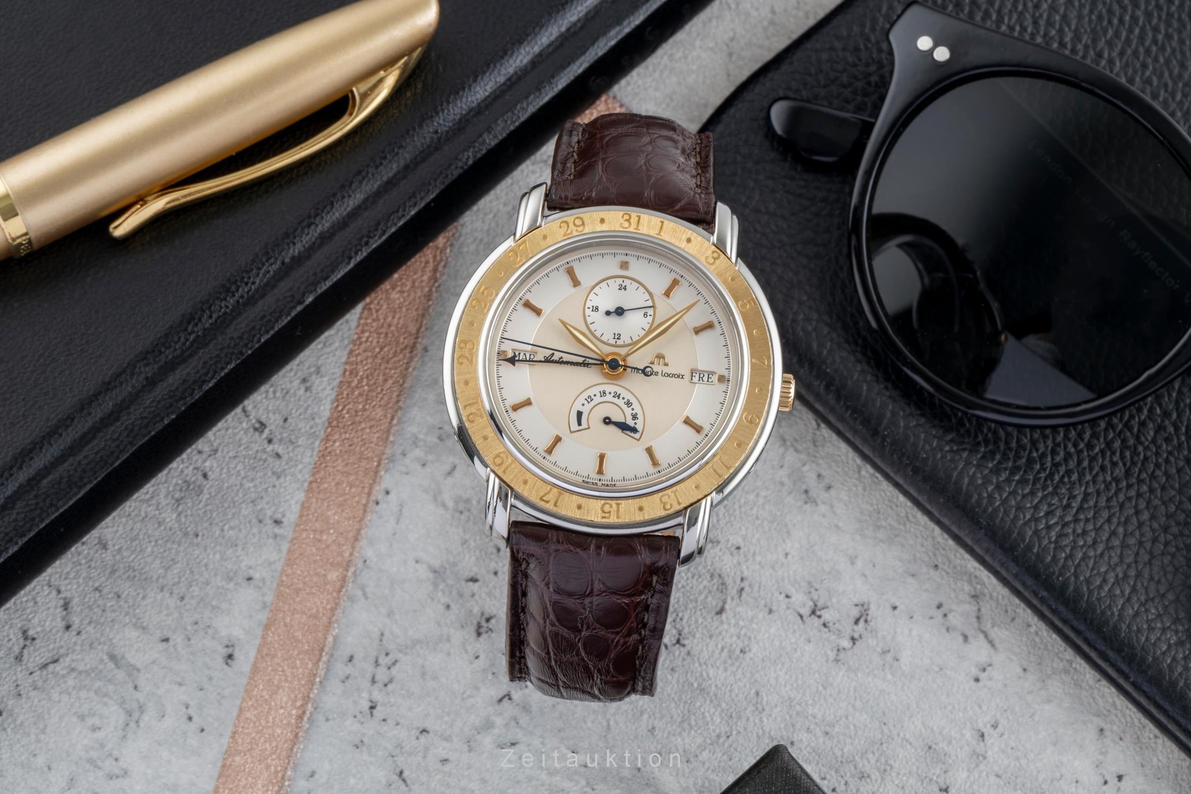 Maurice Lacroix Masterpiece steel / gold automatic Kal. ML 51 Ref