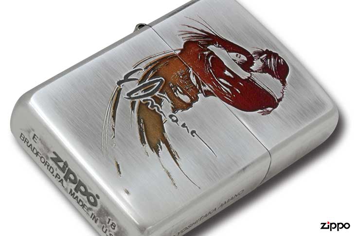 Zippo ジッポー 天野喜孝 Amano Yoshitaka F8-082 銀メッキいぶし
