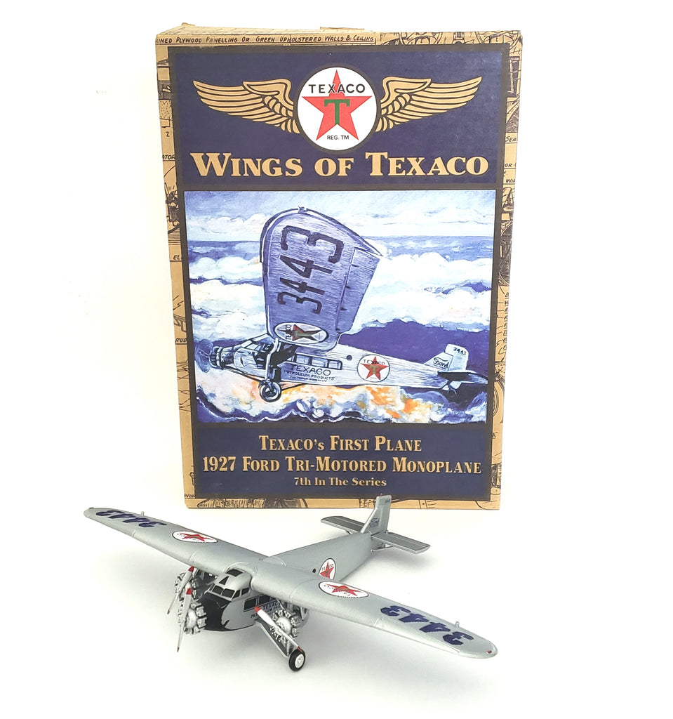 Wings of Texaco 1927 Ford Tri Motored Monoplane Die Cast Metal
