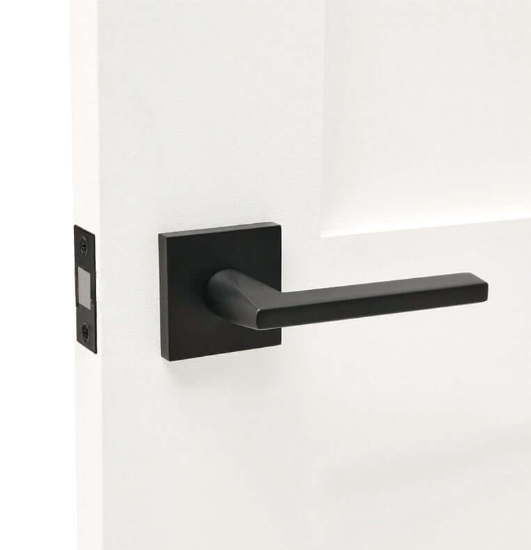 Zuperior Hardware Zzone Matte Black Door Lever Handles – Privacy