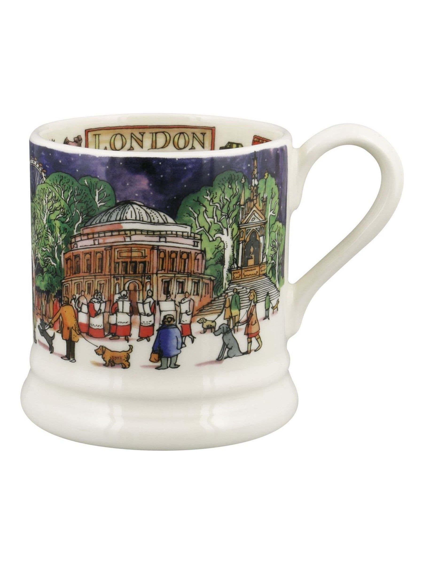 Buy Emma Bridgewater Cream London At Christmas 1/2 Pint Mug from