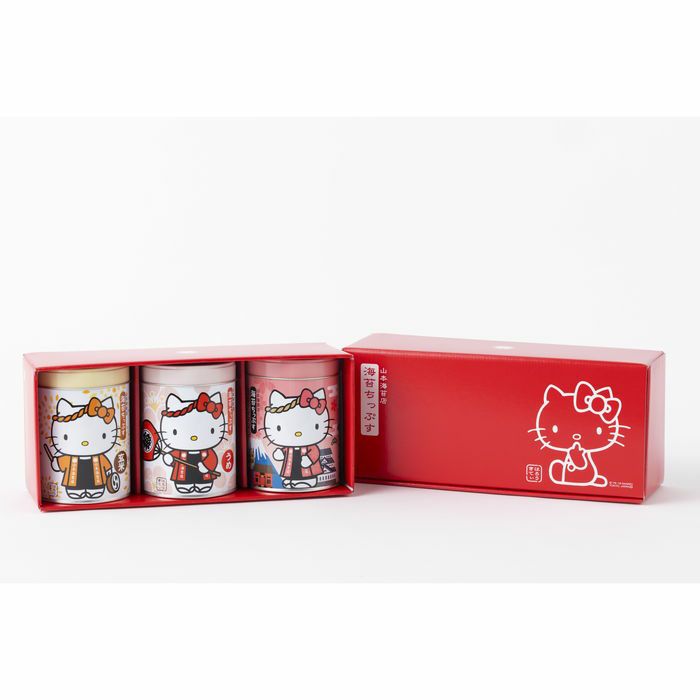 はろうきてぃ 海苔ちっぷす3缶セット | 山本海苔店公式オンラインショップ