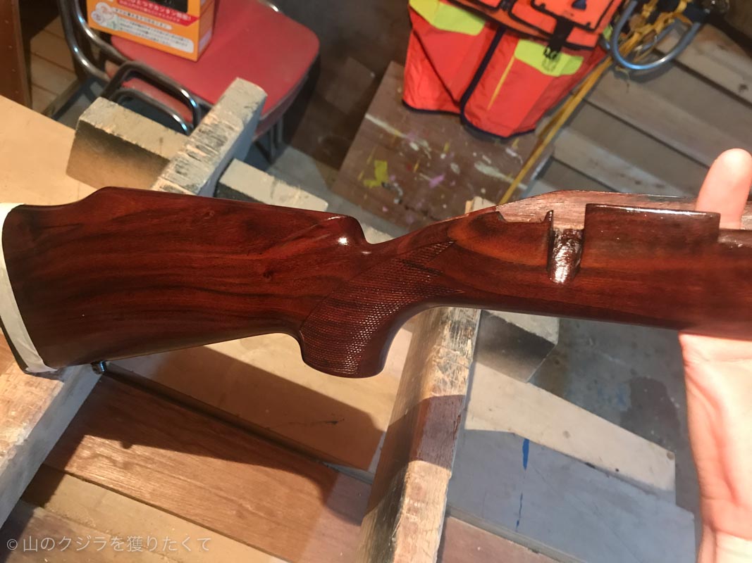 デジコン中古木製銃床+部品 デジコンターゲット30インチ 木ストック