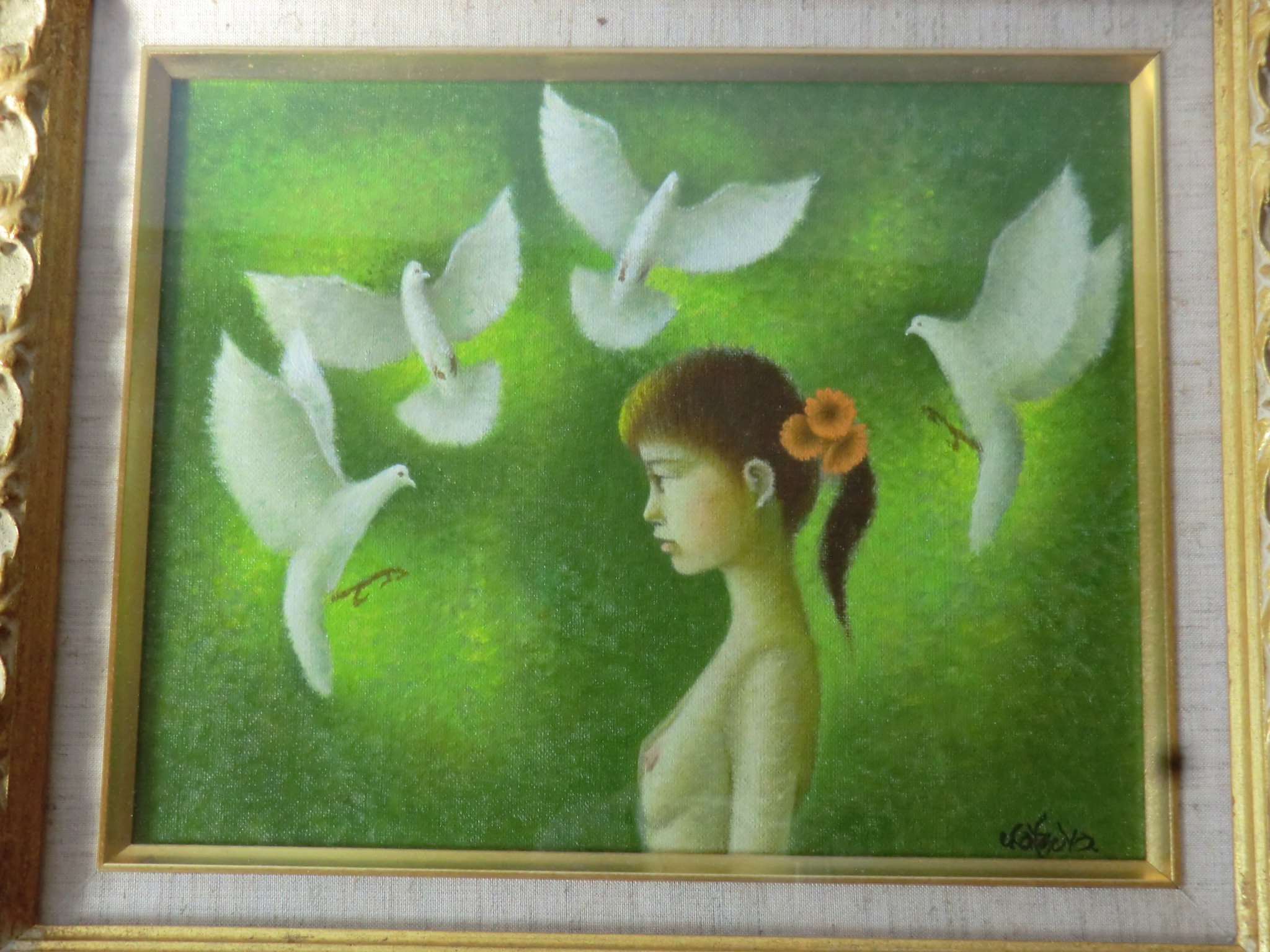 佐藤カツヤ 「季」 ③ 油彩画 | 八事商事 | 絵画レンタル | 愛知県を