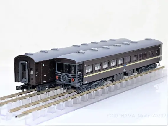 スハ44系 特急「はと」が 入線しました。KATO 10-1659 | NGaugeJP
