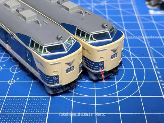 クハネ581を弄る。その1 金属インレタ ファーストカーミュージアム
